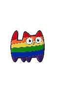 Click to see product infos- Pin's Rainbow ''Simon's Cat''