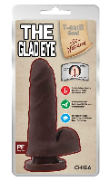 Click to see product infos- Gode T-Skin So Natural ''The Glad Eye'' - Chisa Novelties - Brown