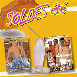 Soldes sur les DVD porno GAY et Bisex